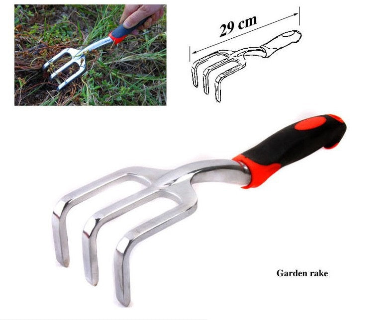 LM Center's Mini Bonsai Tools Gardening Hand Tools Kit with Tote Bag Elbow Branch Nail Rake Spade Spraying Pot for Gardeners - Image 4