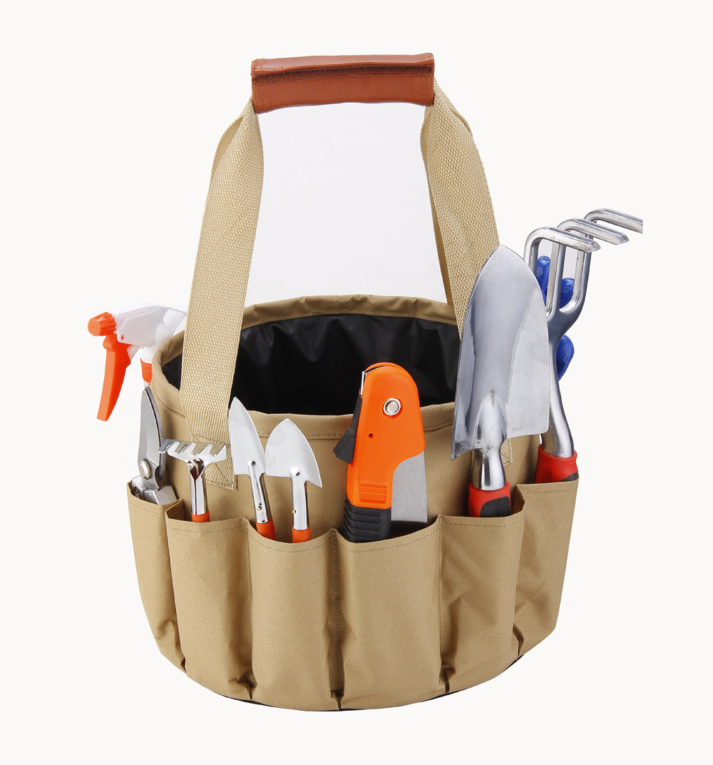 LM Center's Mini Bonsai Tools Gardening Hand Tools Kit with Tote Bag Elbow Branch Nail Rake Spade Spraying Pot for Gardeners - Image 7