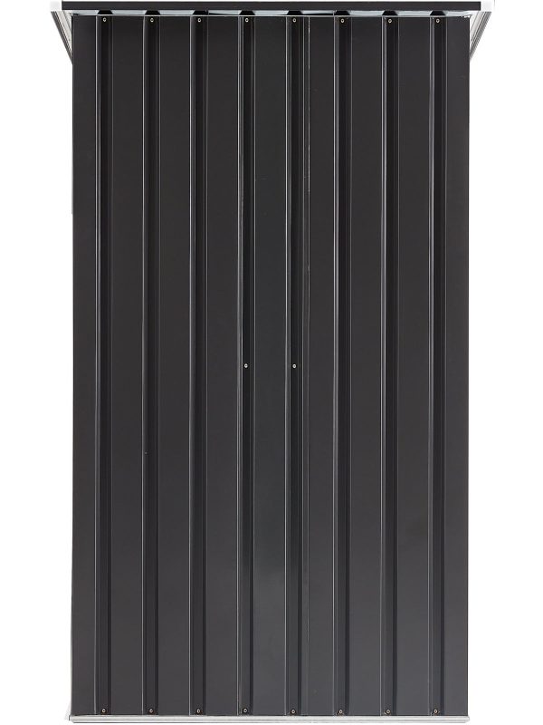 Metal Firewood Storage Shed - Decindoor