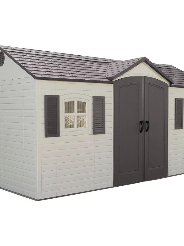 Heartland Coronado 12 - ft x 8 - ft Gable Engineered Wood Storage Shed with Floor Included - Decindoor